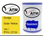 Preview: Dodge, Solar Yellow, YH / PYH / 2719: 500ml Lackdose, von ATW Autoteile West.